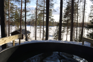 mökki paljulla Mikkeli